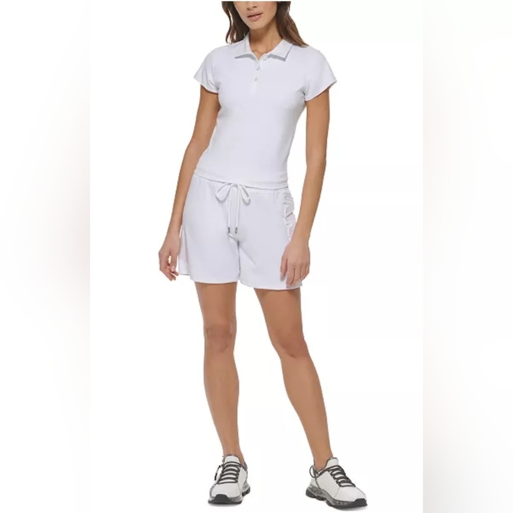$45 DKNY Womens Sport Balance Polo Top - Picture 2 of 8